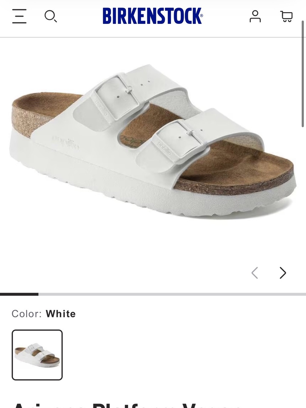 Birkenstock Arizona Platofrm Vegan